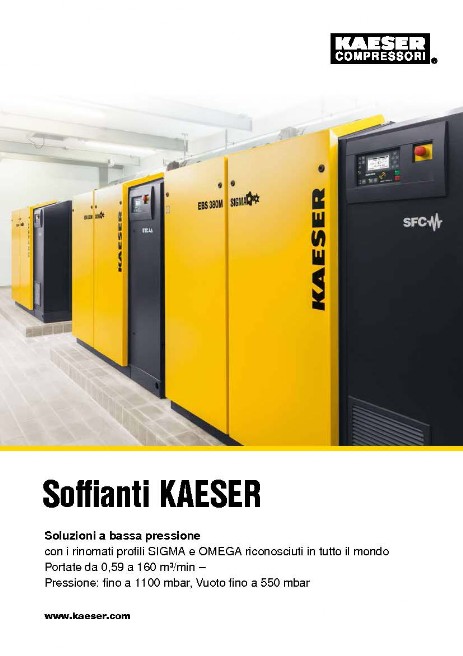 Soffianti rotative Kaeser Compressori 